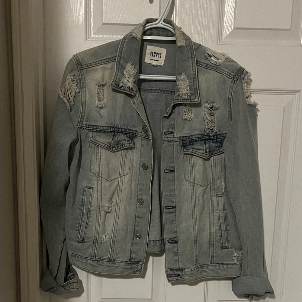 Distressed Denim Jacket